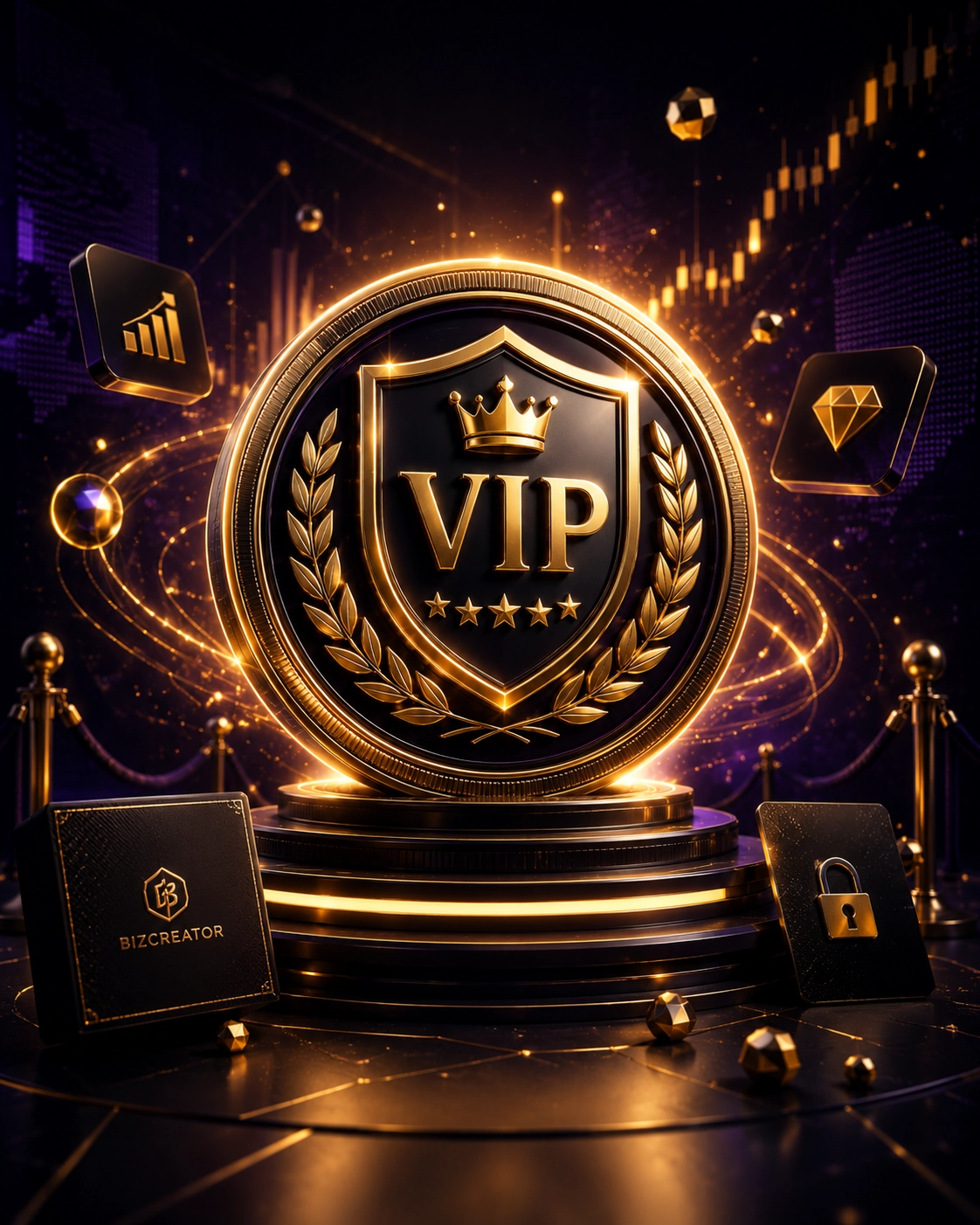 Afficher le forfait VIP BizCreator