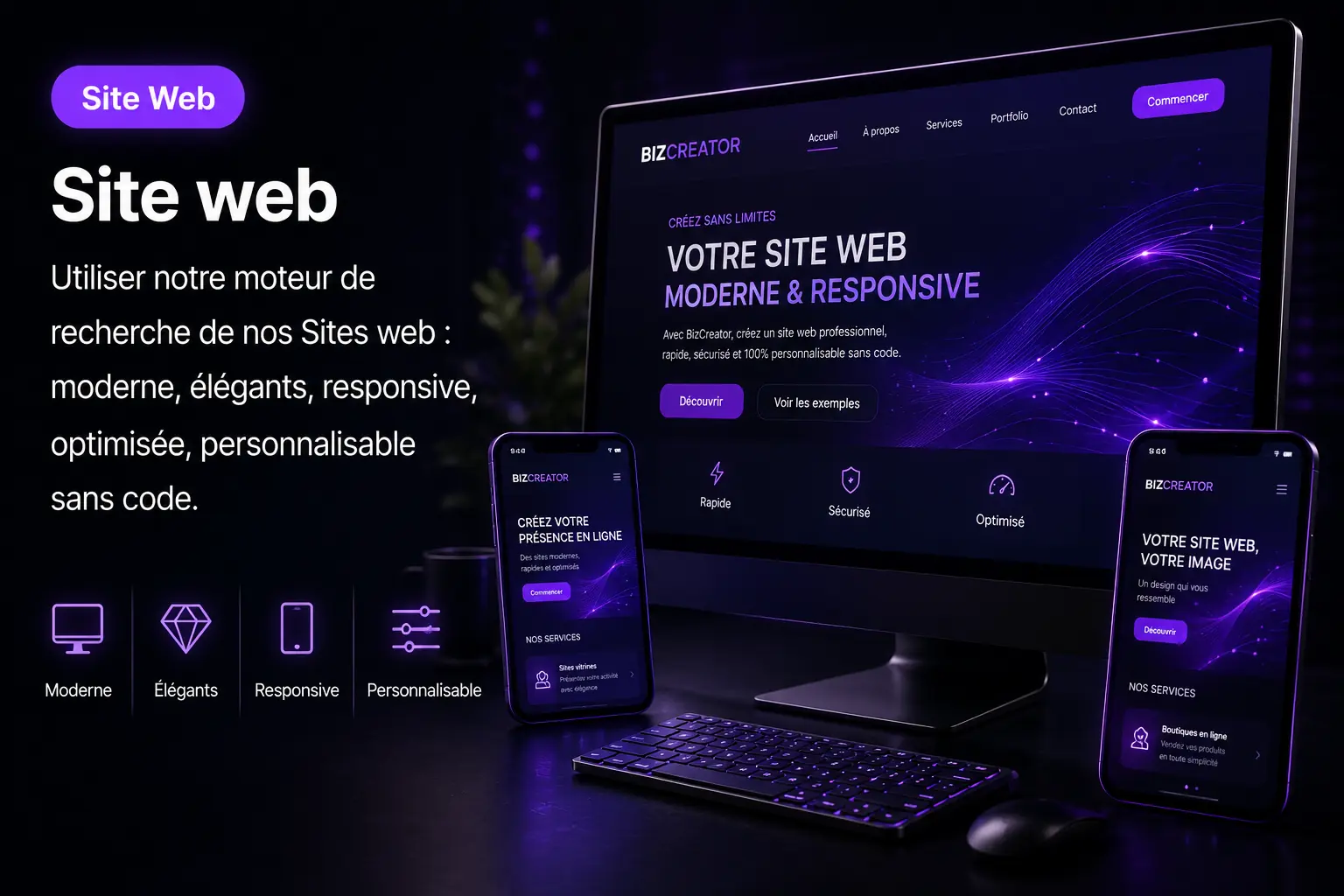Site web BizCreator